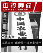 中國(guó)農(nóng)行:立足本土 建世界一流商業(yè)銀行